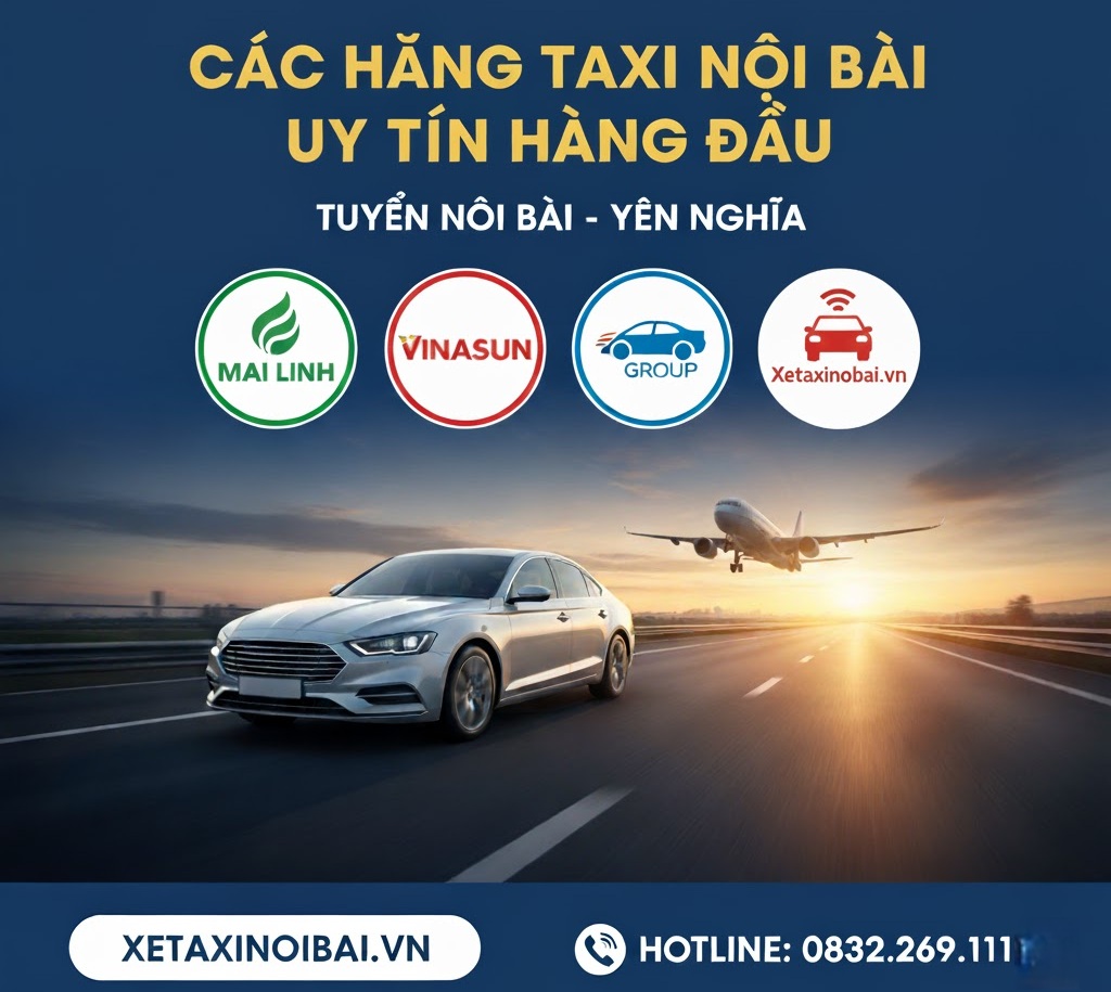 Các hãng taxi nội bài về bến xe yên nghĩa uy tín