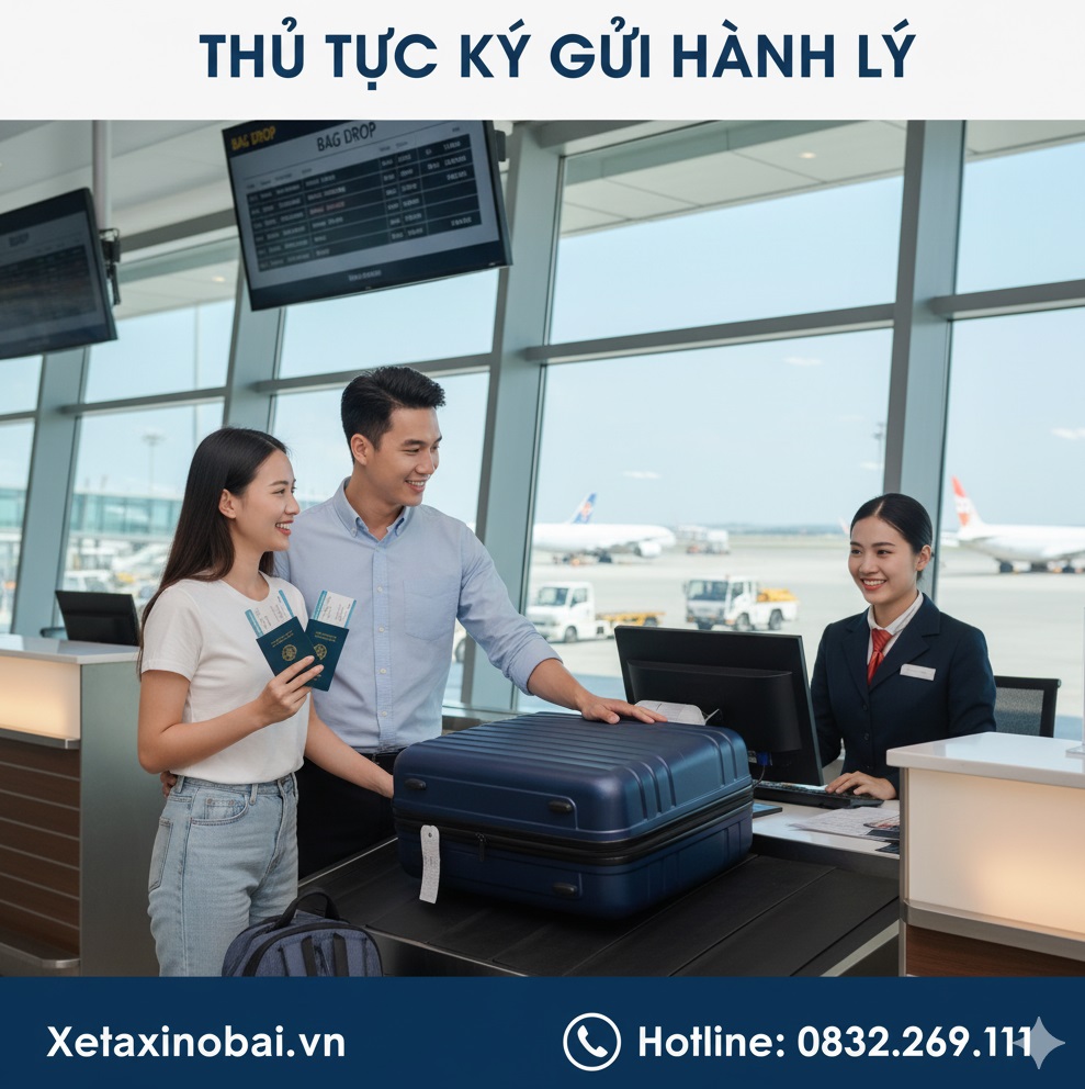 Kinh Nghiệm Lần Đầu Đi Máy Bay - Thủ tục ký gửi hành lý