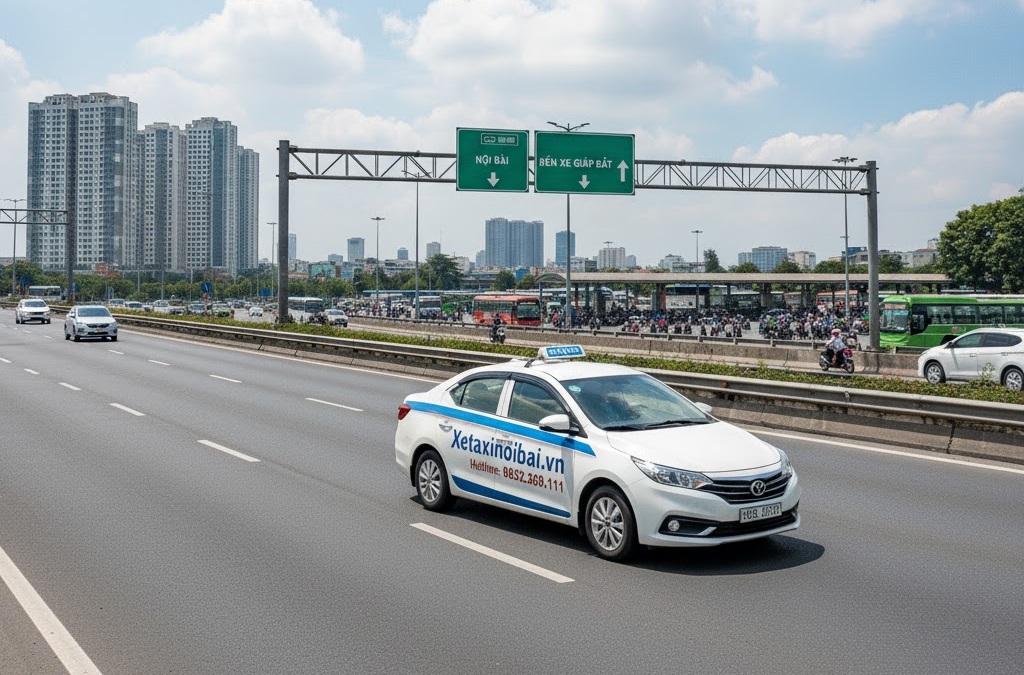 Taxi nội bài về bến xe giáp bát uy tín