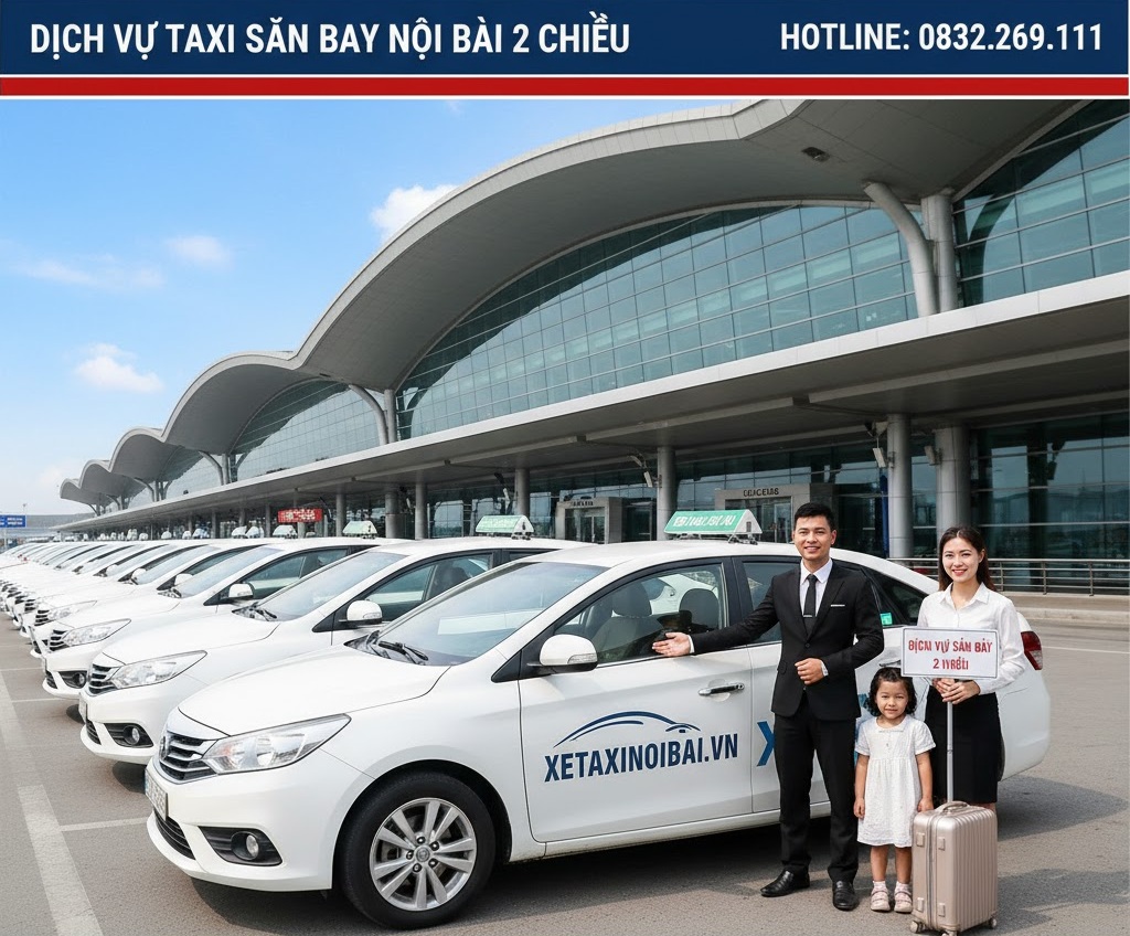 Dịch vụ taxi sân bay Nội Bài 2 chiều