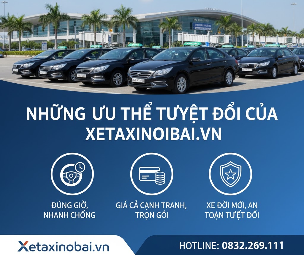 Những Ưu Thế Tuyệt Đối Của Xetaxinoibai.vn - Top 10 hãng taxi nội bài uy tín