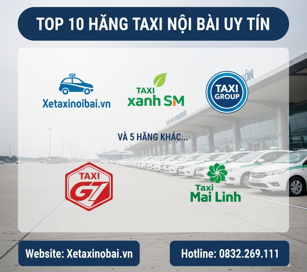 Review top 10 hãng taxi nội bài uy tín nhất