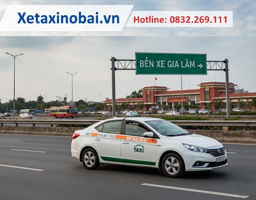 Taxi nội bài về bến xe gia lâm